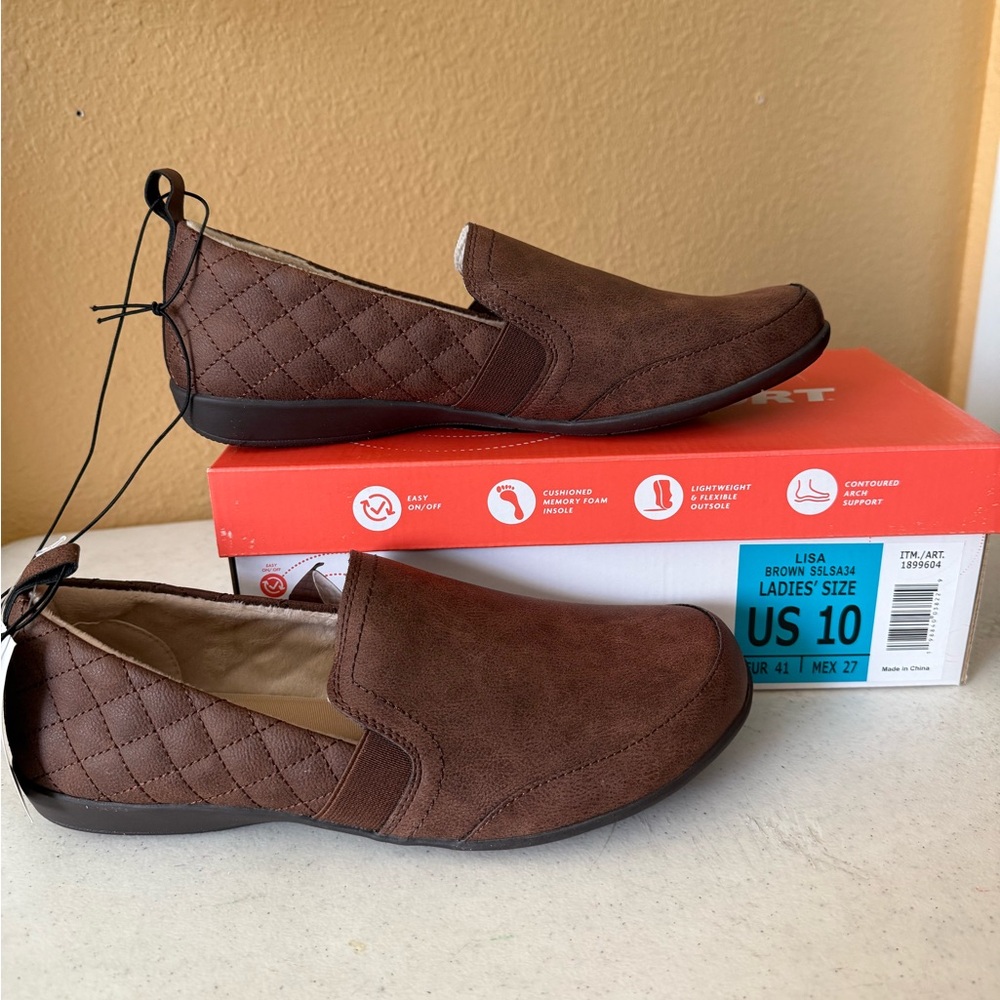 Brown Slip-On Woman’s Shoes